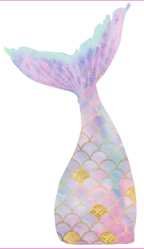 pepas de sirena ( cola de sirena