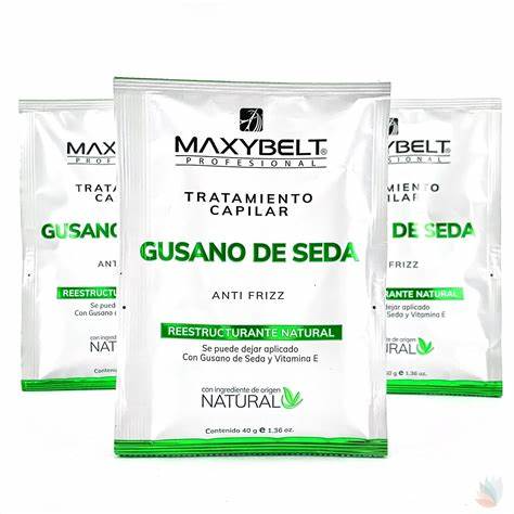 tratamiento de gusano de seda   en sachet maxibelt