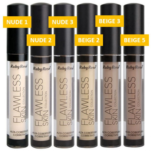 ruby rose corrector flawless piel media bege 3,5
