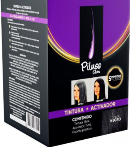 pilus 5 minutos castaño y negro