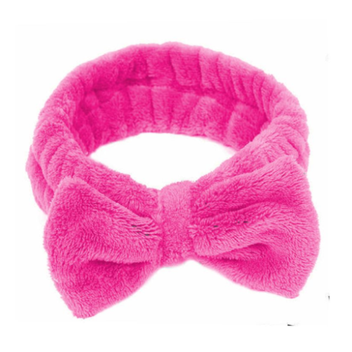 diadema peluche  para el maquillaje