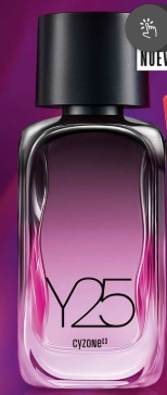 perfume femenino y25 morado versatil de cyzone