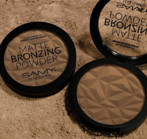 samy polvo bronceador  mate  y luminoso