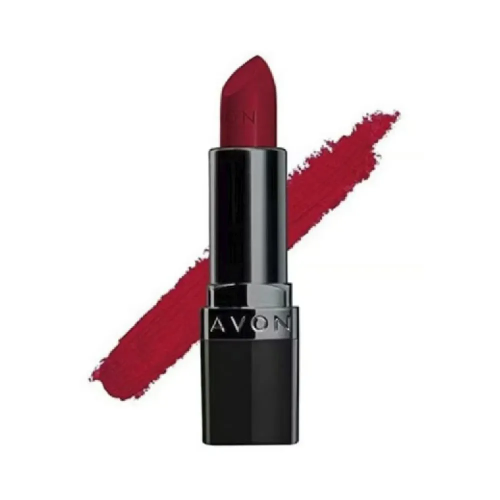 labial ultra matte red suprem en barra avon
