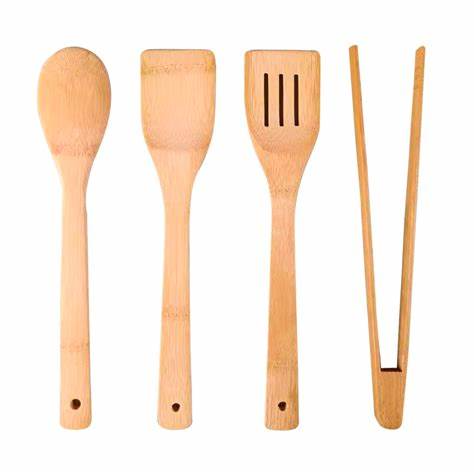 set de utensilios de bambu de avon