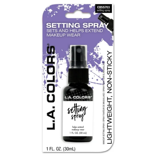 fijador de maquillaje setting spray l.a. colors