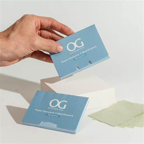 papeles quitagrasa absorbentes de og cosmeticos