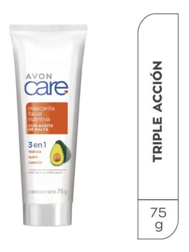 mascarilla avon care facial nutritiva de aguacate