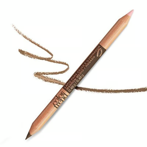 lapiz de cejas 2 en 1 dark brown de avon