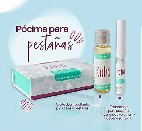pócima para pestañas  kaba
