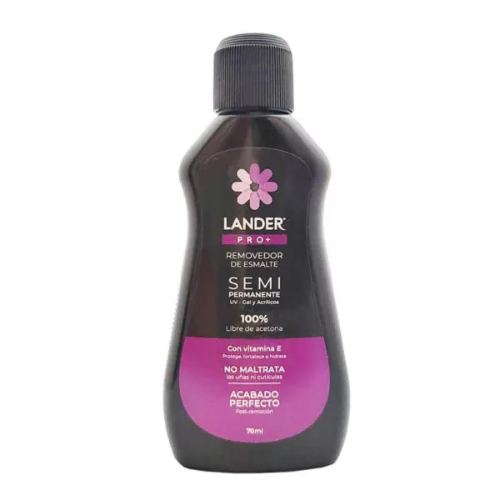 removedor semipermanente  lander 70ml