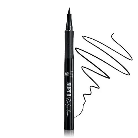 delineador liquido avon super definicion black aprueba de agua  y de Cyzone studio look mocha brown