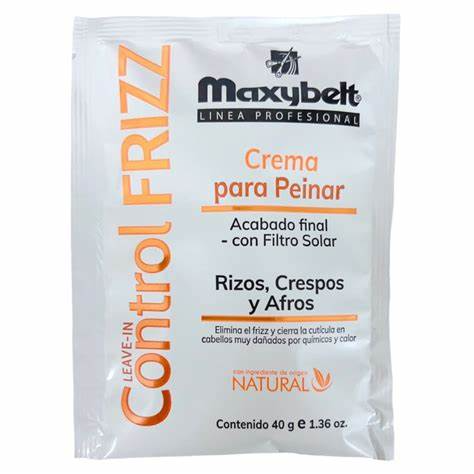crema de peinar control frizz sachet maxibelt