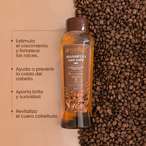 shampoo de anyeluz  de cafe