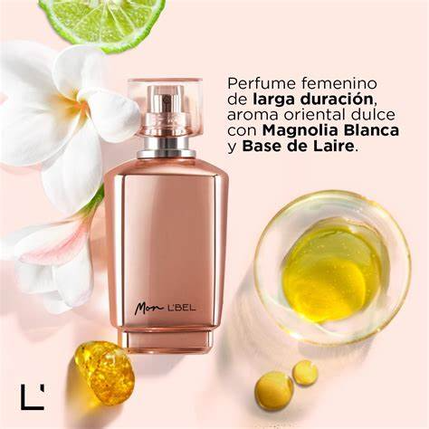perfume femenino  MON de lbel de 40ml revista