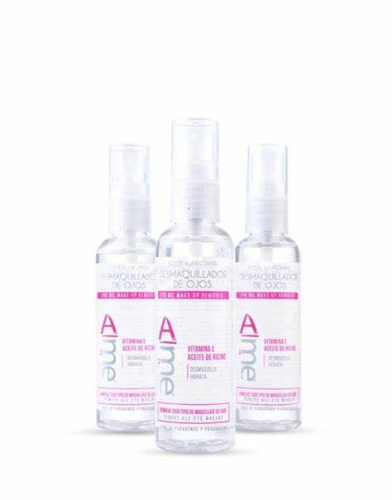 aceite humectante desmaquillante de ojos ame