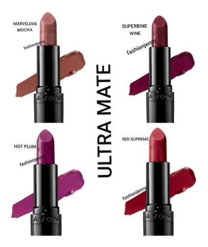 labial ultra mate tono ruby kiss  avon en barra