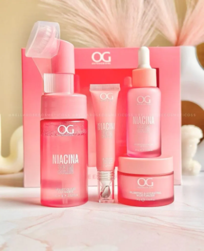 kit niacinamida 3 productos serum ,crema, controno
