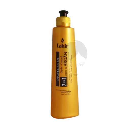shampo de lehit sin sal de aceite de argan