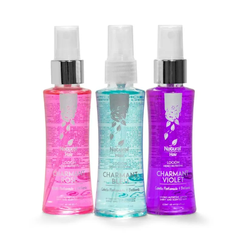 locion caplar de natural hair hidronutritiva rosada y violeta  80ml