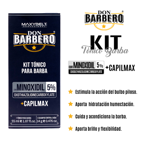 tonico minoxidil 5% barbaros 60ml