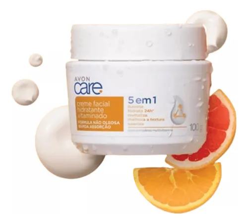 avon care crema facial hidratante multivitaminica de 100ml