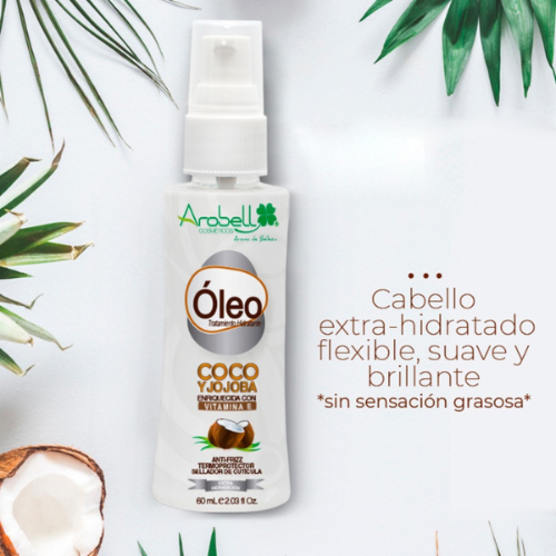 oleo hidratante coco y jojoba