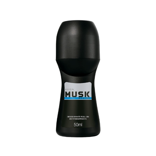 desodorante en roll on de musk  masculino 50ml avon