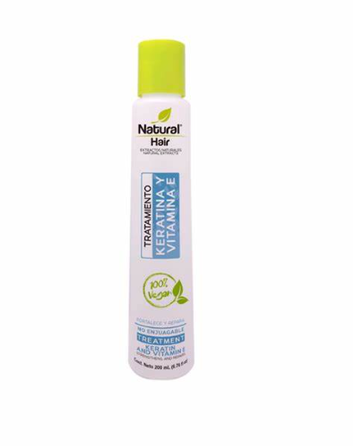 tratamiento de   keratina y vitamina e crema de peinar 200ml