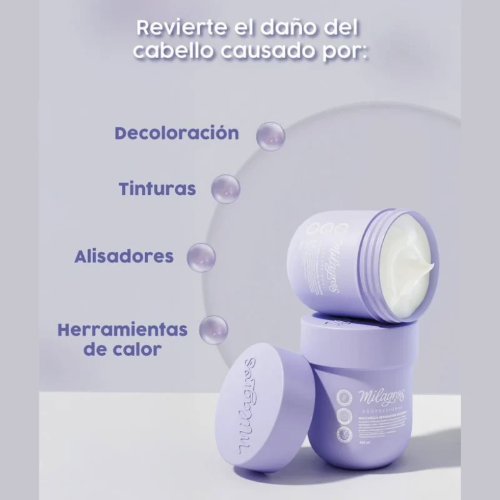 mascarilla profesional reparacion intensiva morada de milagros 300ml