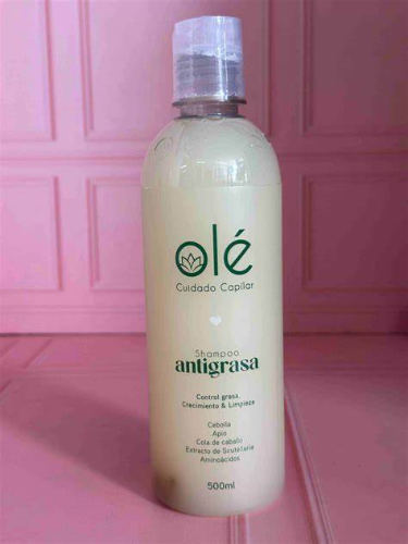 shampoo cebolla y gengibre ole capilar