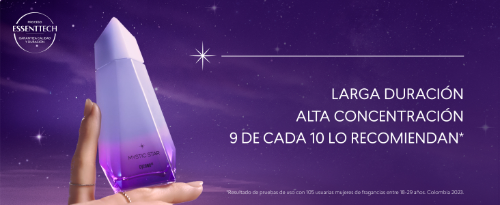 mystic star perfume femenino cyzone 50ml  morado claro