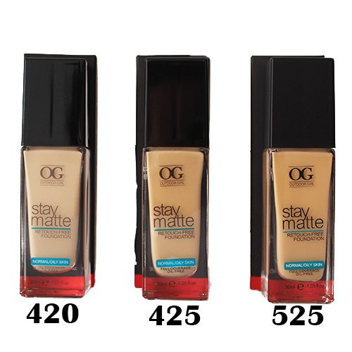 base stay mate de alta cobertura de la marca de og cosmeticos