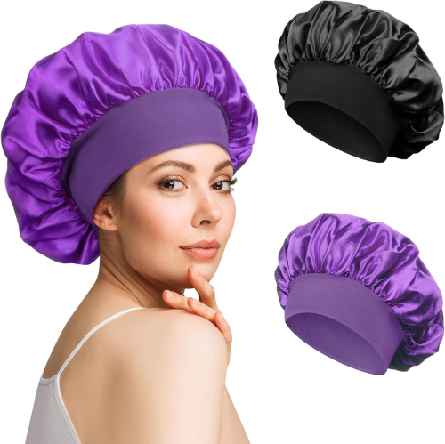 gorro de satin  vino tinto