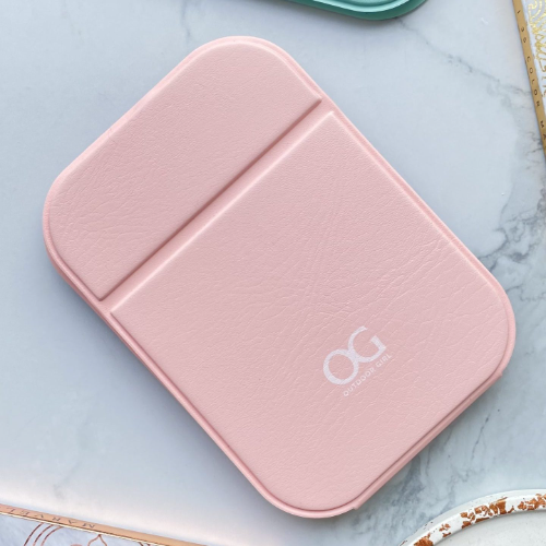 espejo tamaño ipad rosa grande