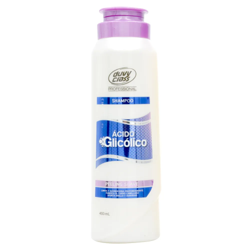 shampo de acido glicolico de duvy class de 400ml