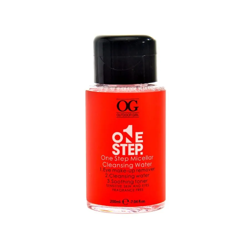 agua micelar 3 en 1  one step cosmeticos og