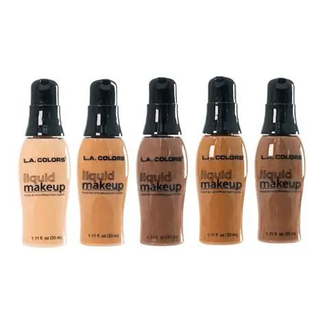 base pump liquida makeup  buff- creamy beige -natural l.a. colors