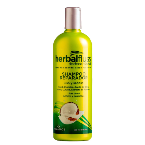 shampoo herbafluss liso reparador de coco 500ml