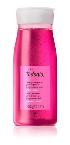 jabon liquido de avela cassis de tododia de natura de 300ml