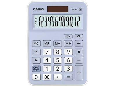 CALCULADORA CASIO 12 DIG AZUL LB