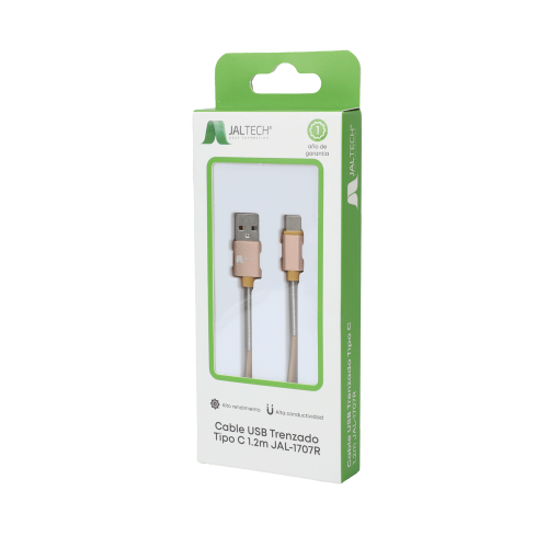 CABLE USB TIPO C TRENZADO JAL-1707