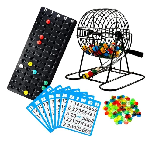BINGO METALICO 75 BALOTAS, 18 CARTONES SK-419