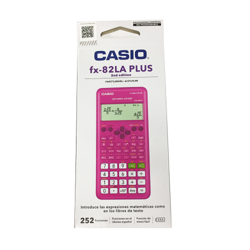 CALCULADORA CIENTIFICA CASIO FX-82LA PLUS-PK