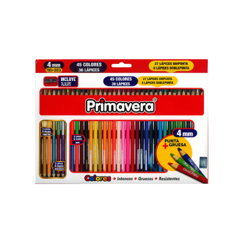CAJA DE COLORES PRIMAVERA X36