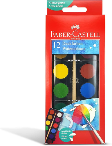 ACUARELA ESCOLAR X12 FABER CASTEL