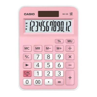 CALCULADORA CASIO 12 DIG ROSA PK