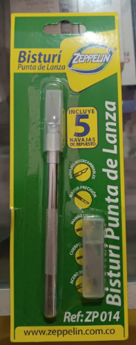 BISTURI X ACTO ZEPPELIN ZP014 Y RTOS