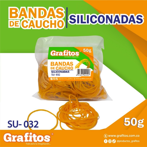 BANDAS ELASTICAS 50G GRAFITOS SU-032