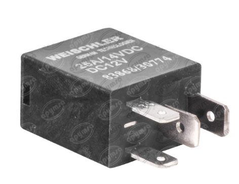 RELEVADOR UNIVERSAL 12V 15A 25A 4TERMINALES